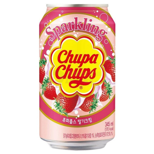 Chupa Chups Strawberry & Cream en batido rápido de fresa y vainilla