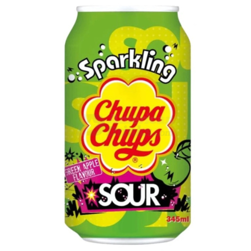 Chupa Chups Green Apple con limonada y menta: mocktail ácido y refrescante